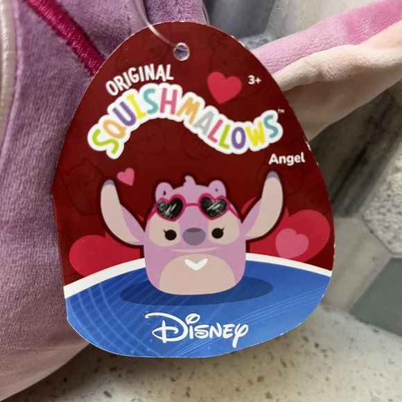 NWT Lilo And Stitch 8" Angel Squishmallow Valentine's Day Plush Stuffed Toy - Picture 7 of 16